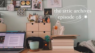 the attic archives | ep. 8 ✸ packing shop orders, thunderstorms, little witch in the woods