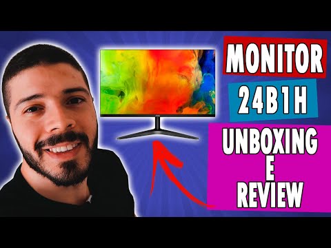 Unboxing E Review Do Monitor Custo Benefício AOC 24B1H 23,6