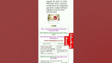 😊😊NTA CSIR UGC NET ONLINE FROM #shorts #shortsvideo