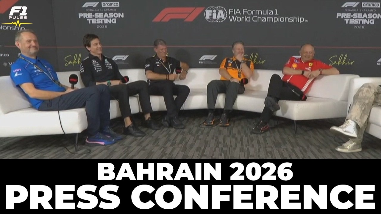 F1 Team Principals Press Conference Bahrain Testing Week 2  DAY 2  F1 2026