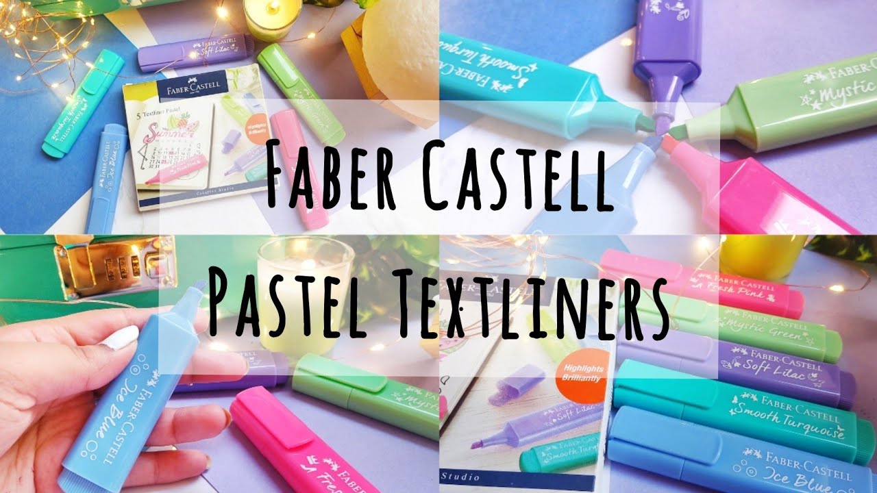 Faber Castell Pastel Highlighter | Full Review #fabercastell  @fabercastellusa - YouTube