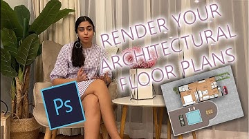 Adobe Photoshop Tutorial 5 : How to Render a Floor Plan in Photoshop like a Professional | Very Easy
