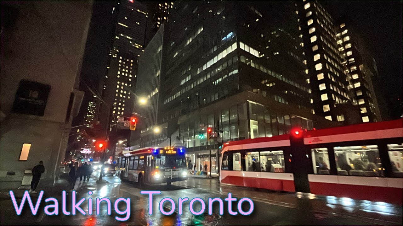 Walking Yonge Street in Downtown Toronto on New Year's Eve 2025