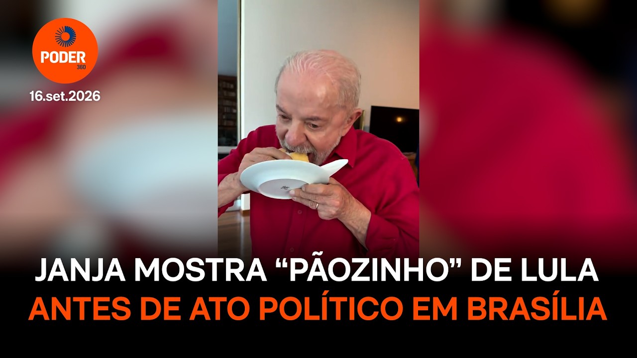 Janja mostra Lula comendo “pãozinho” horas antes de comício em Brasília