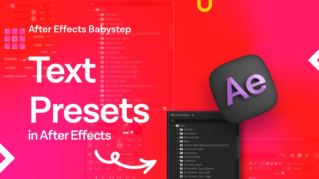 17 Learn Adobe After Effects 2025 - Text Animation & Text Presets - YouTube