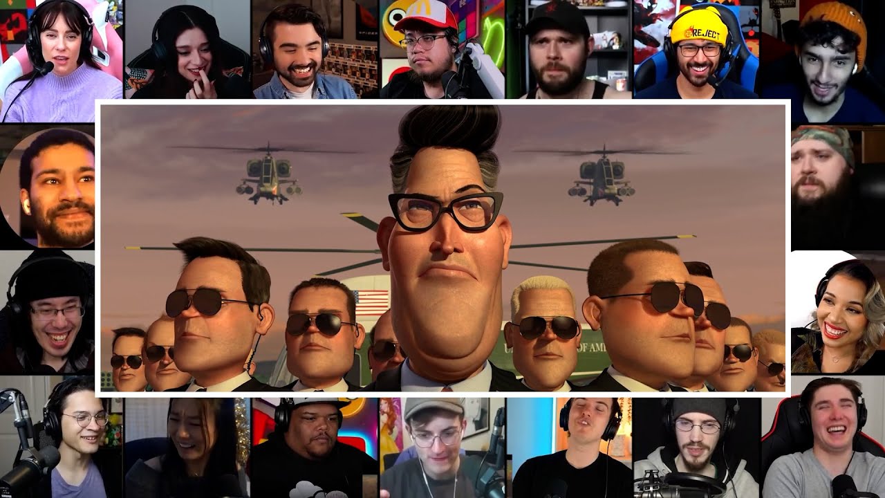 Mr  President first contact | Monsters vs Aliens : 2009 | Reaction Mashup