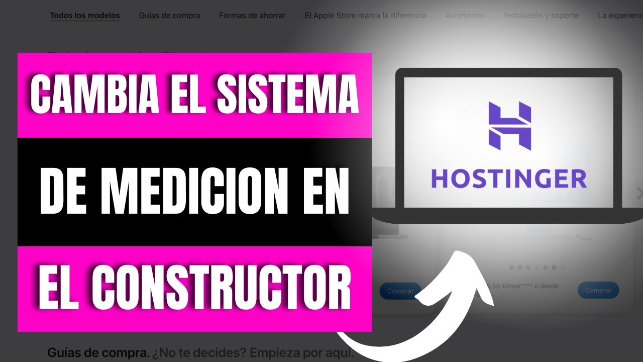 Cómo Cambio El Sistema De Medición En El Constructor De Sitios Web De Hostinger