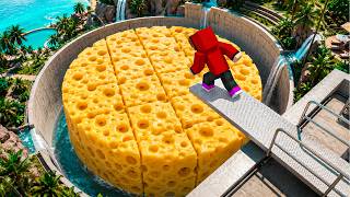 Satisfying Minecraft Physics Simulation 😍 Maizen JJ build Dream Pool | ZenBlock Craft