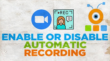 How to Enable Automatic Recording in Zoom