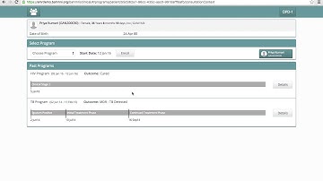 Bahmni Demo on Programs feature