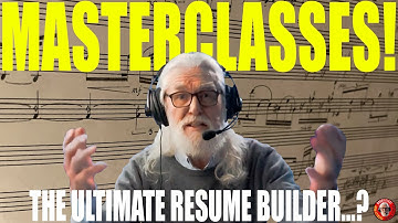 Want to be a TRADITIONAL COMPOSER? Should you take a masterclass? Are they good for your resume?