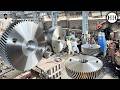 Machining process of Industrial Gear with 100yrs old Webster & Bennett