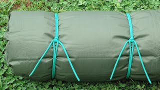 Best Knot to Tie up a Sleeping Bag - Bed Rolls - Tarp - Bushcraft Wilderness Tips - CBYS Tutorial