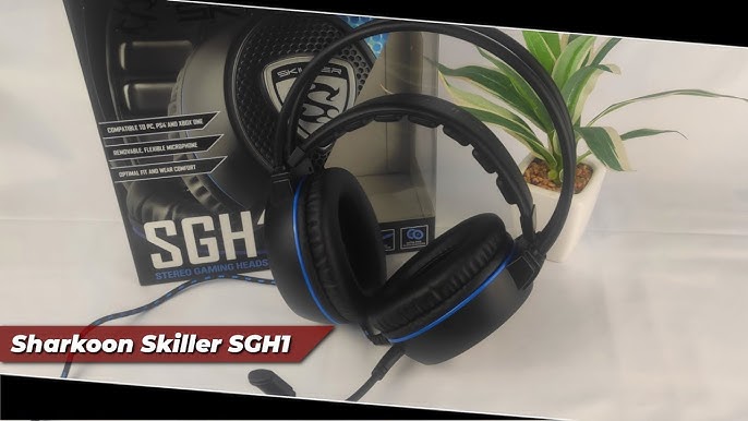 Sharkoon SKILLER SGH2 Gaming Headset + MIC TEST - UNBOXING - YouTube