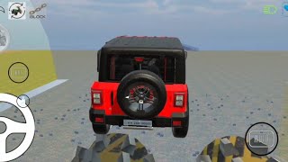 THAR vs XUV 700 vs Bolero vs Scorpio N 🔥 Hydraulic Crash Test | Indian Vehicle Simulator screenshot 3