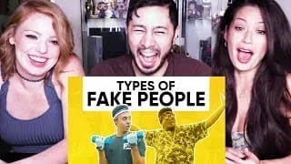 Types of fake people Reaction | jordindian Reaction by jaby koay | jules | syntell