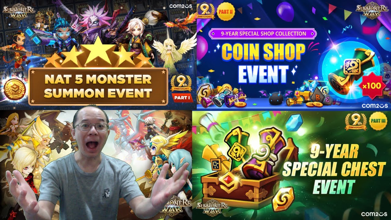 Summoners War - 9th YEAR ANNIVERSARY EVENTS!
