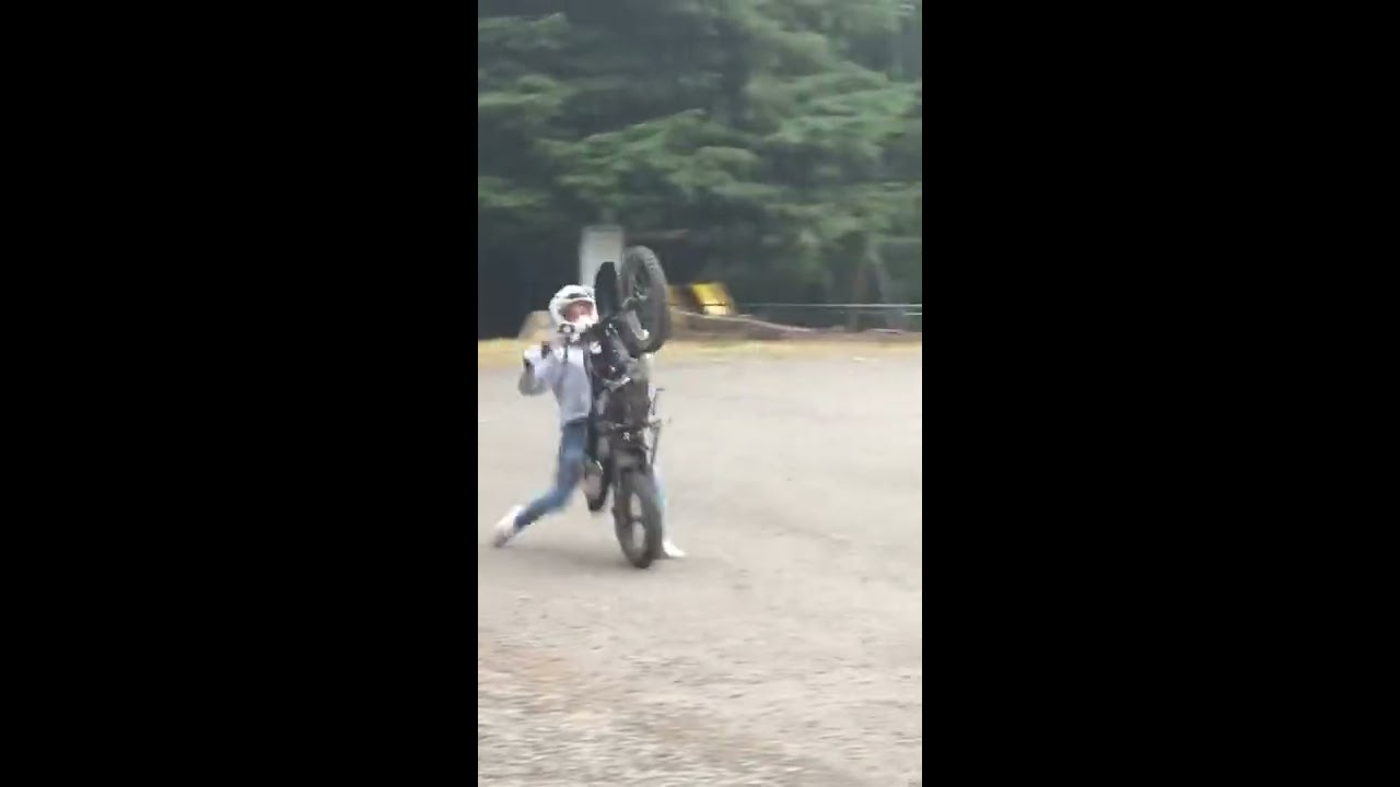 Tao 125cc Dirt Bike Wheelie Fail