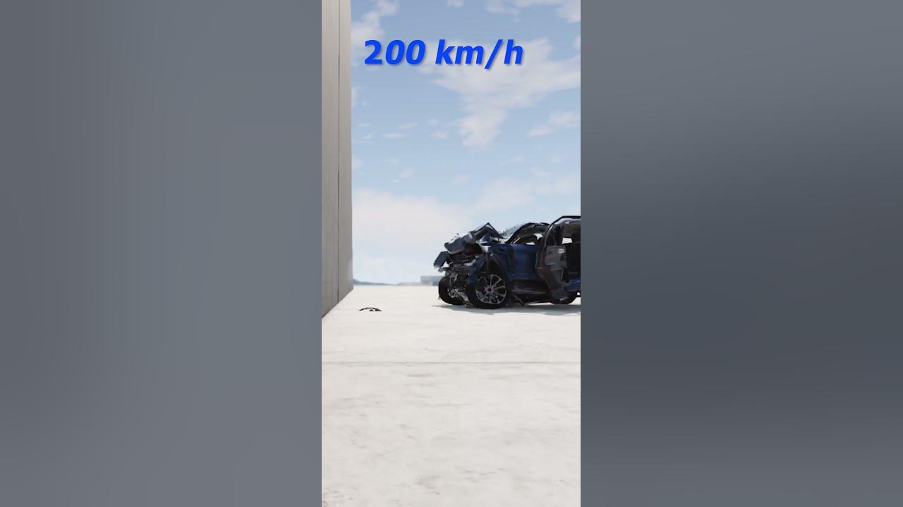 ford explorer crash test 20 km/h to 250 km/h #beamngdrive #shorts - YouTube