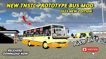 🎀😍NEW TNSTC PROTOTYPE BUS MOD RELEASED |Hd Livery V3.7.1 Bussid🔥🤩|New 2023 Edition bussid bus mod|