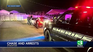 Deputies rescue kidnapping victim after pursuit in San Joaquin County