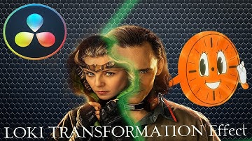 loki effect  - Davinci Resolve 17 free tutorial