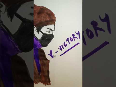 BTS Drawing Reveals Taehyung's V Meaning || #shorts