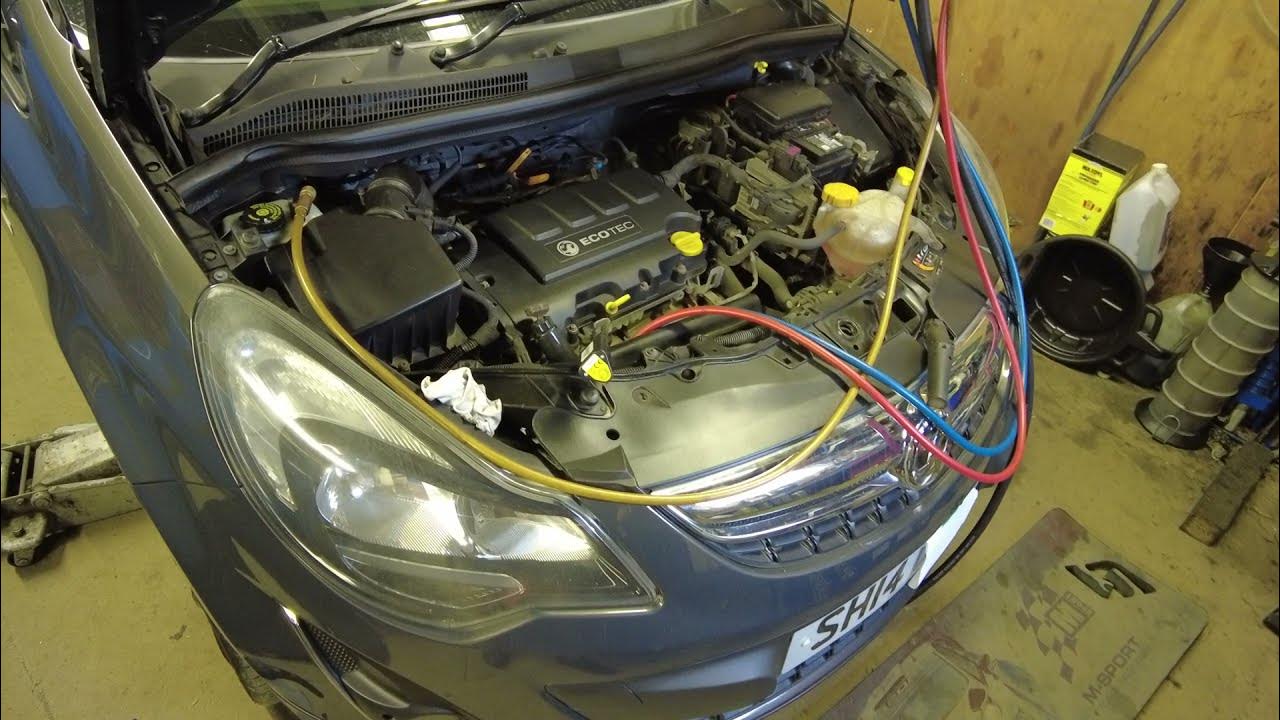 Corsa D Air Conditioning leak finding double trouble YouTube