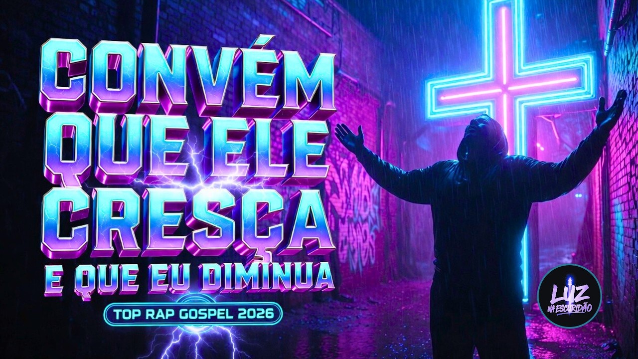 RAP CRISTÃO DE CORAGEM E HUMILDADE 🎧 Diminuir pra Cristo Crescer | Trap Gospel 2026