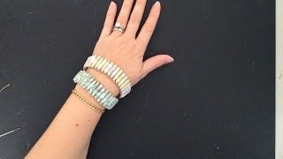 PAPER BEAD BRACELET TUTORIAL