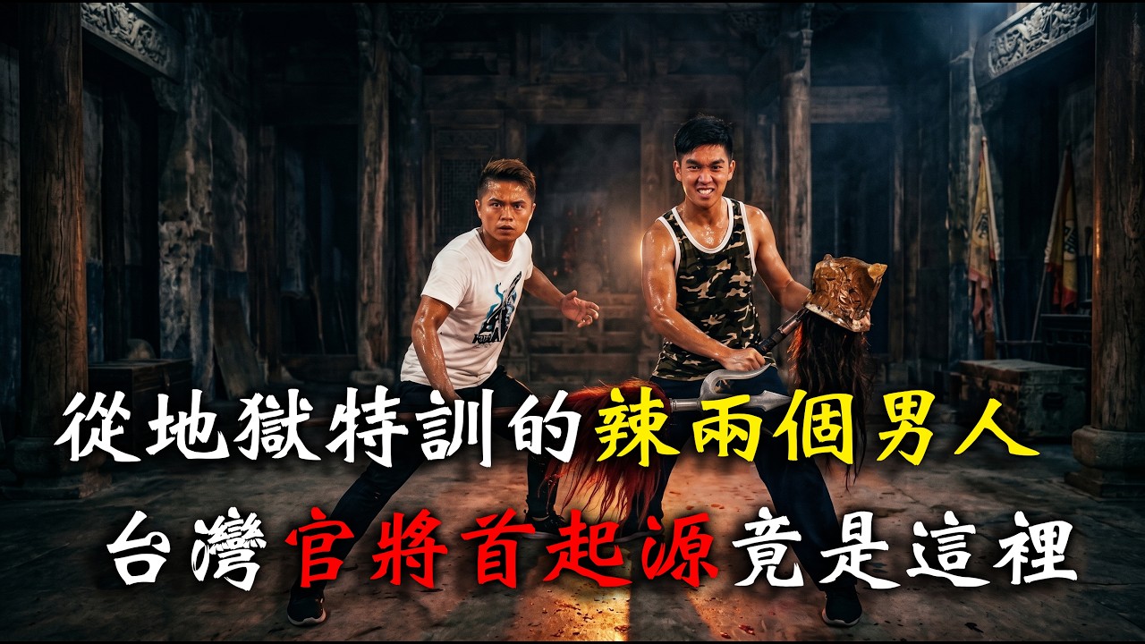 官將首來了（上）從地獄特訓的辣兩個男人 台灣官將首起源竟是這裡？｜  寶島神很大online #寶島神很大 #官將首 #新莊大拜拜 #新莊