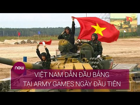 Xe tăng Việt Nam về đích đầu tiên trong trận ra quân | VTC Now