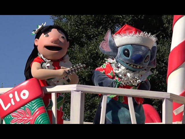 ºoº リロ スティッチ エンジェル クリスマスコスチュームではしゃぐスティッチ ディズニー クリスマス ストーリーズ パレード Disney Christmas Stories Stitch Youtube