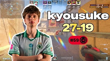 KYOUSUKE 27-19 EU FACEIT POV (Mirage) | 3872 ELO