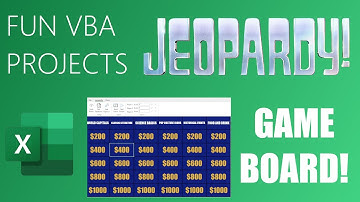 Excel VBA Projects: Jeopardy! Game Board
