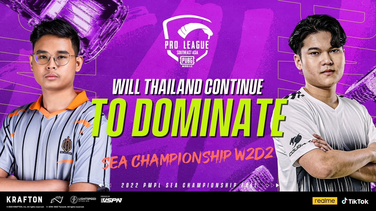 [EN] 2022 PMPL South East Asia Championship W2D2 | Fall | Will Thailand continue to dominate