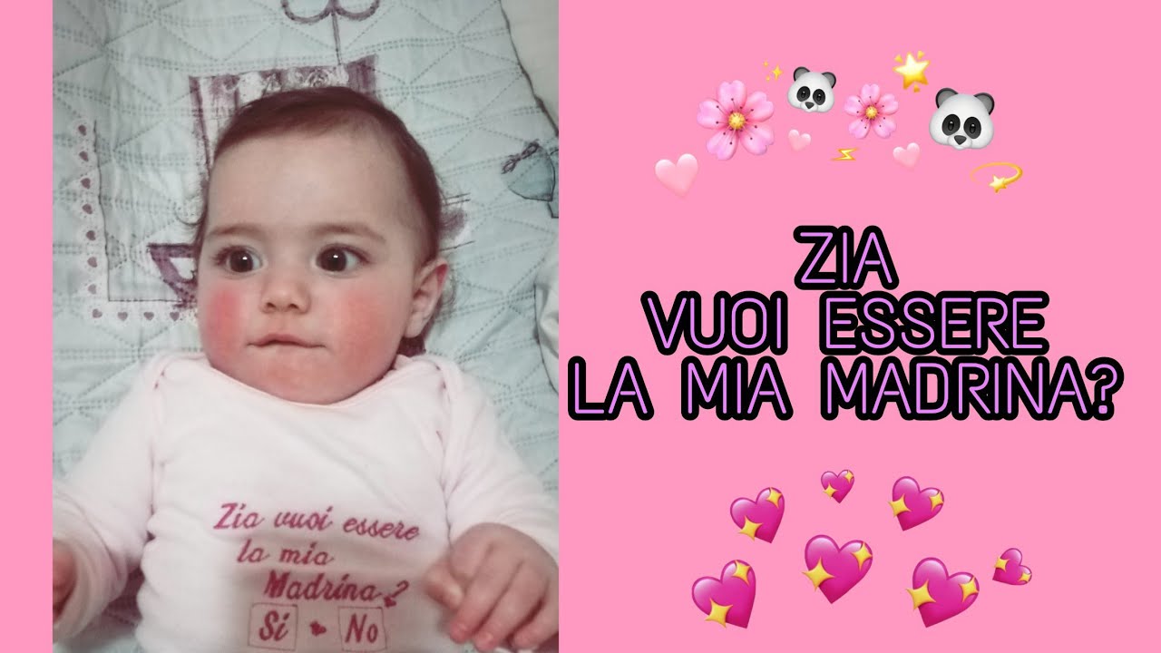 ZIA VUOI ESSERE LA MIA MADRINA? 