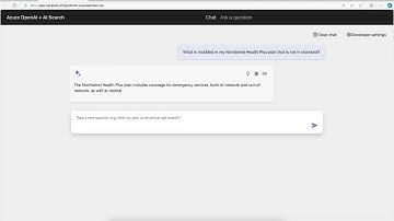 Screencap: RAG with Azure AI Search