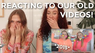 reacting to our first ever video from 2015 - kid Youtubers grow up!