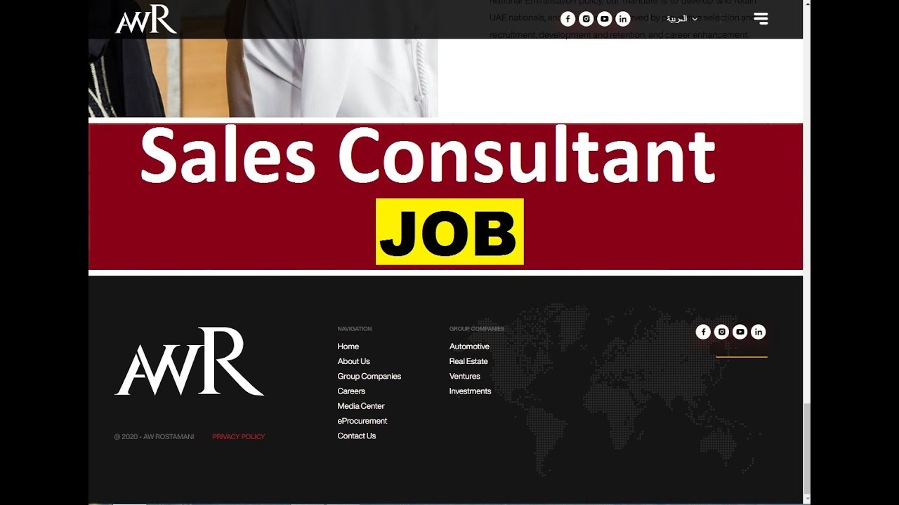 Sales Consultant Job Dubai YouTube