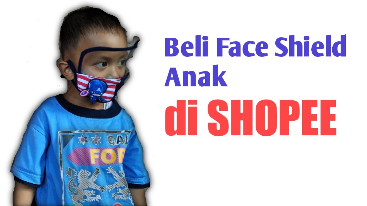BELI MASKER  FACE SHIELD ANAK  DI SHOPEE FACE SHIELD ANAK  