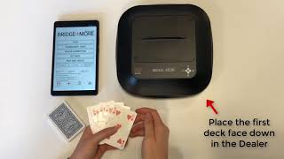 How to make a calibration with only 4 cards in the beginning of your Bridge+More Solution game