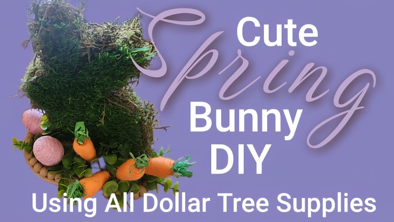 Cute Easter Decor🐰Dollar Tree DIY 