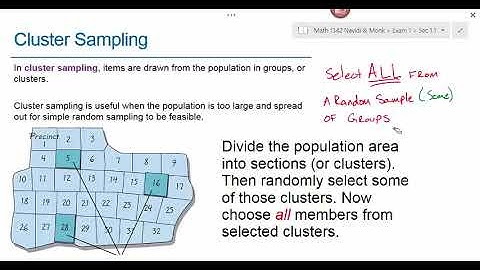 Math 1342 Navidi Sec 1 1 (Sampling) Lecture Video