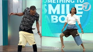 No Hands Shorts Challenge - Neville Bell and Simone Clarke-Cooper | TVJ Smile Jamaica