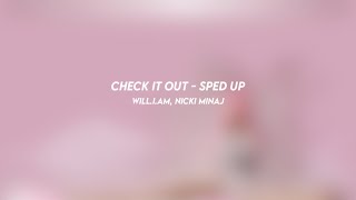 check it out: will.i.am, nicki minaj (sped up)