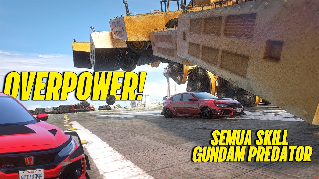 OVERPOWER! SEMUA SKILL GUNDAM PREDATOR! - GTA 5 ROLEPLAY