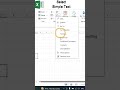 Excel sheet me keval ek hi bar me simple text select kaise kare?