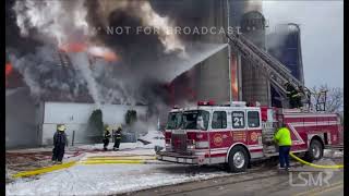 03132022 Mertztown,PA Prearrival Working Barn Fire With Flashover and Collapse