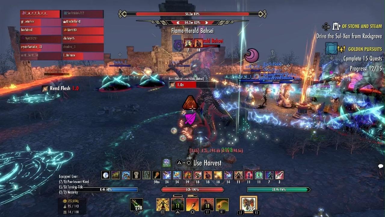 ESO vRG Second Boss (Flame-Herald Bahsei)